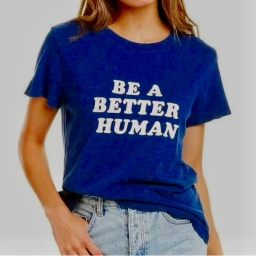 NWT Sub_Urban Riot BE A BETTER HUMAN Women's Loose Fit T-Shirt